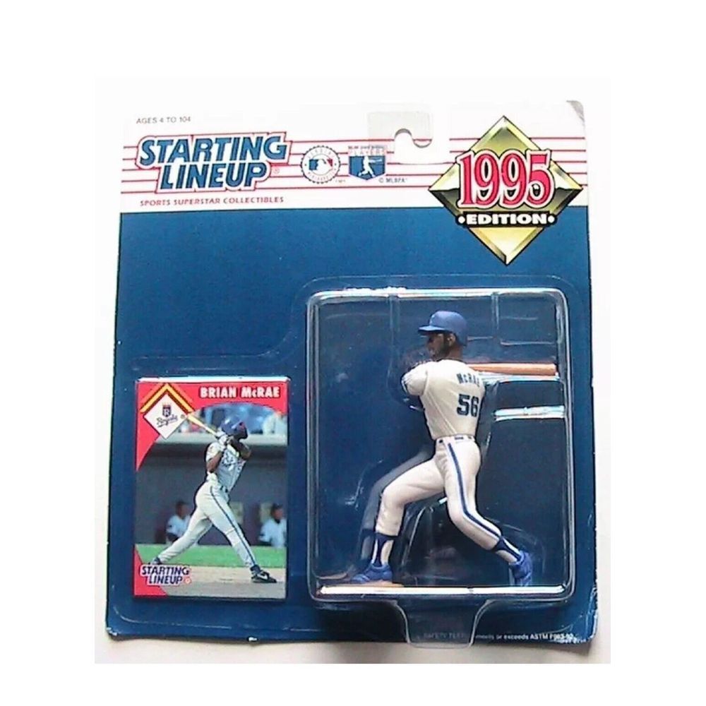 1995 STARTING LINEUP - SLU - MLB - BRIAN McRAE - KANSAS CITY ROYALS